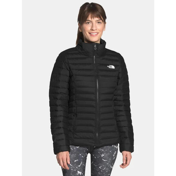NEW, The North Face Women's Stretch Down Jacket in Black Size L #C4564 - Picture 1 of 11